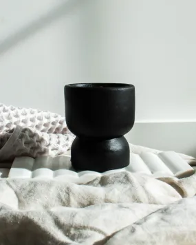 Love By The Moon Black Coconut Soy Wax - Black Pedestal