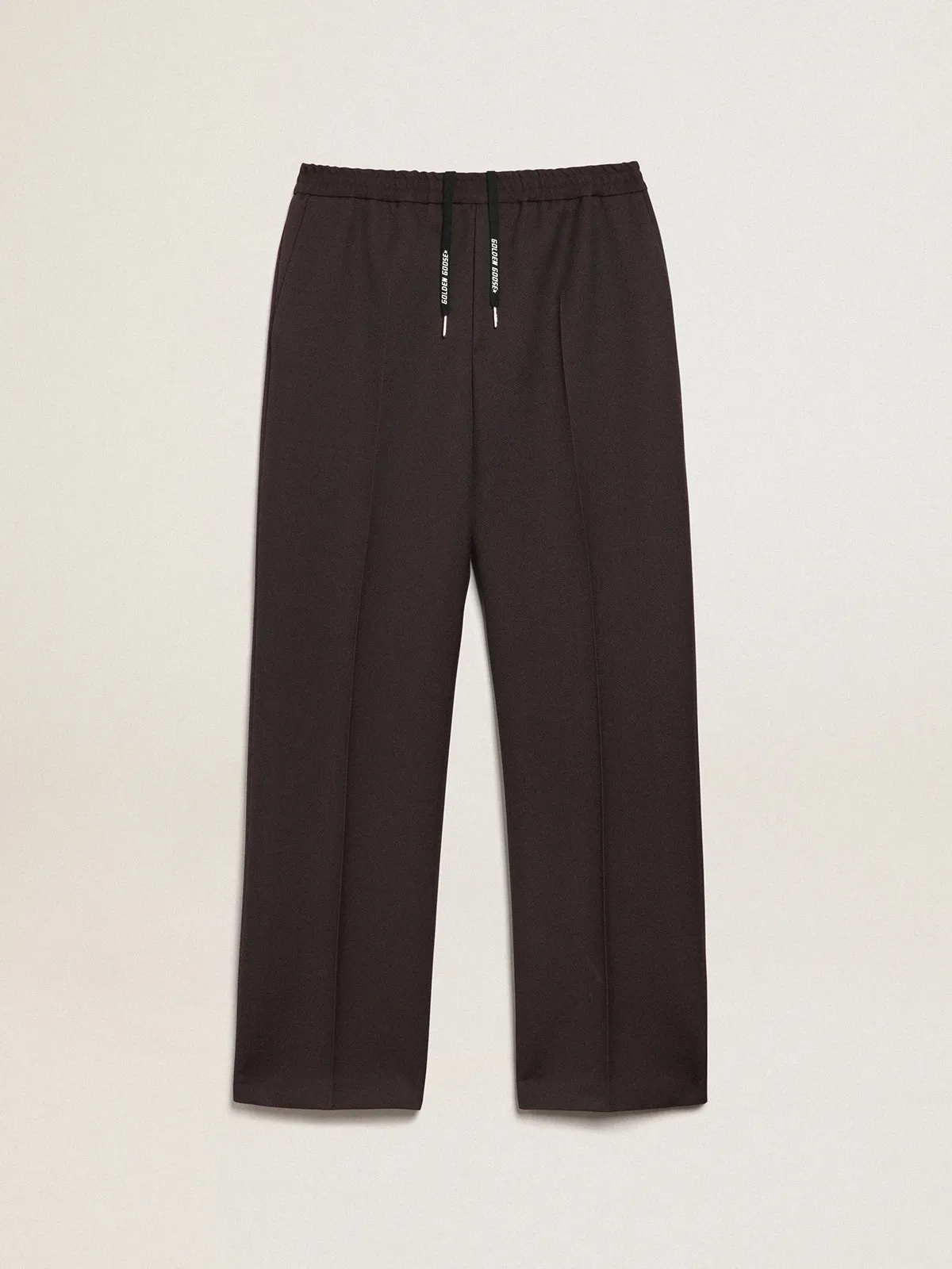 Men's joggers in licorice color