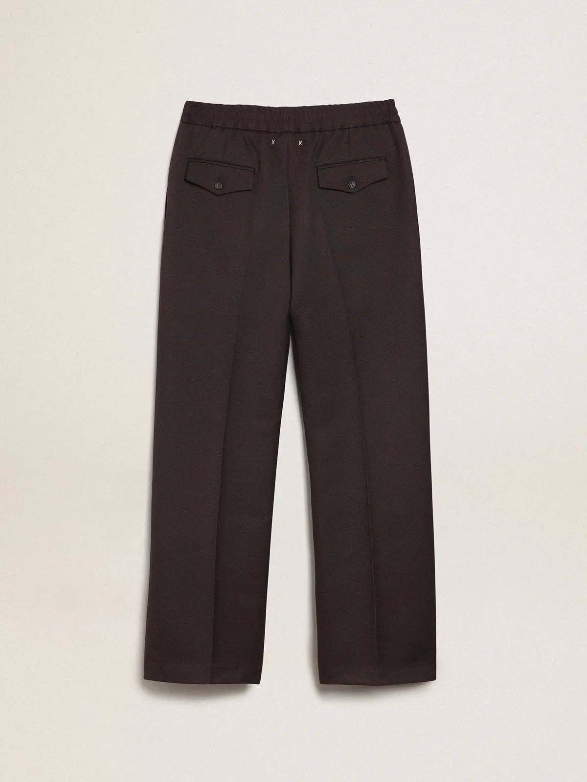 Men's joggers in licorice color