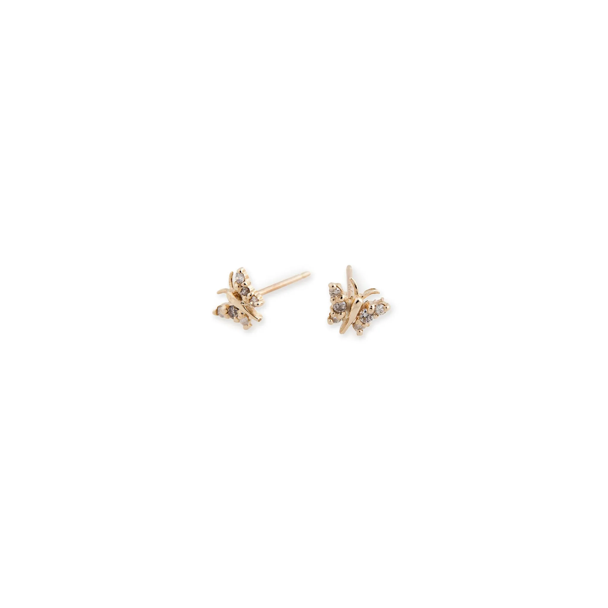 MINI BUTTERFLY STUD EARRING