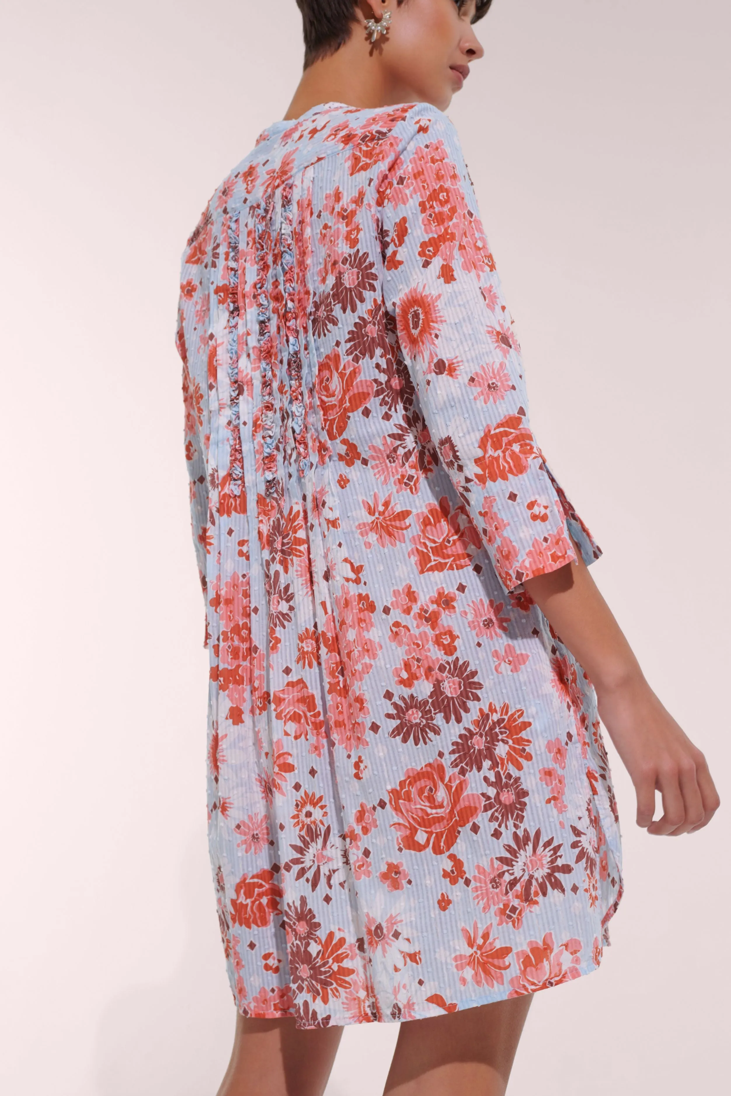 Mini Dress Bea - Blue 90'S