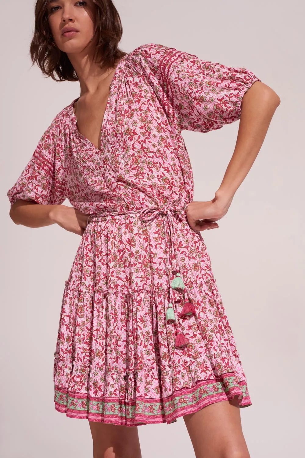Mini Dress Bona - Pink Blossom