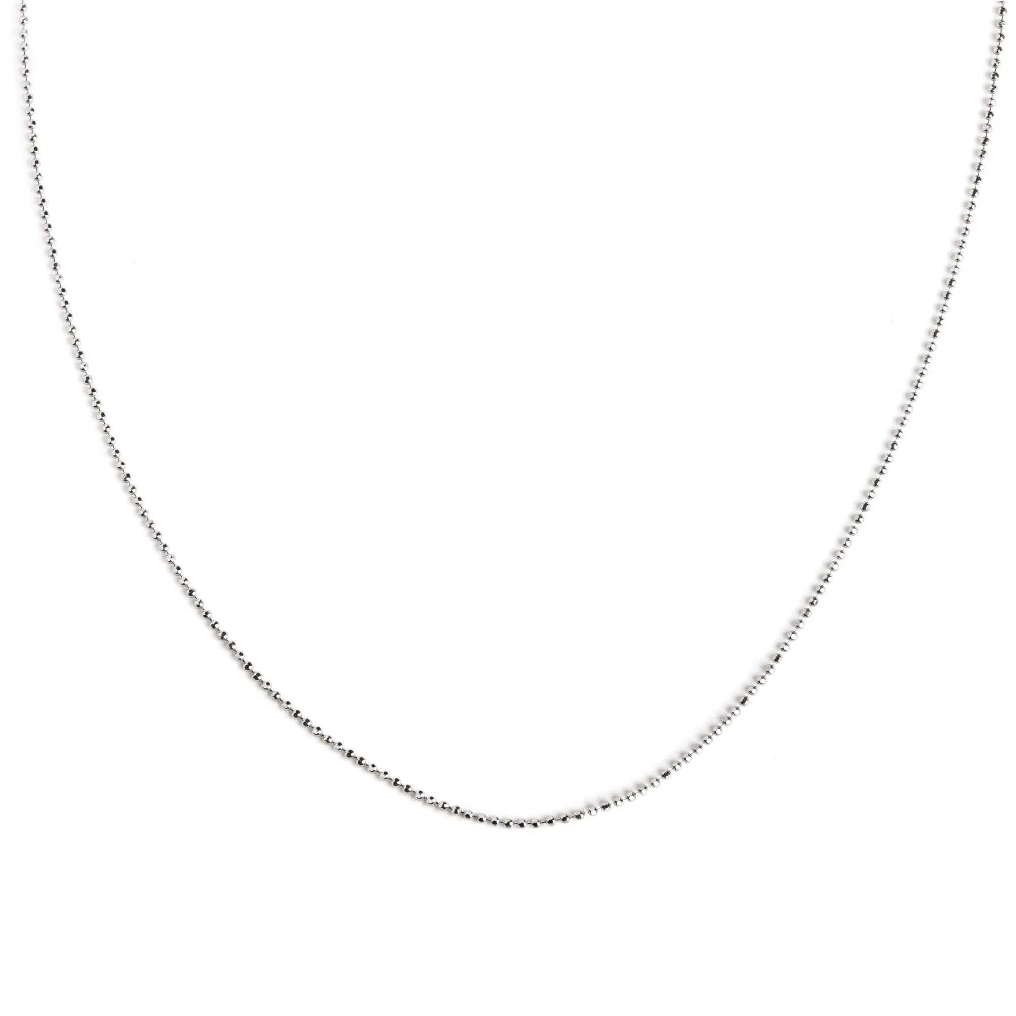Mini Pebbles Silver Necklace