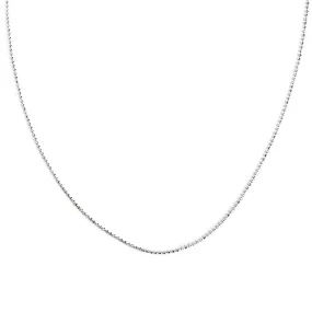 Mini Pebbles Silver Necklace