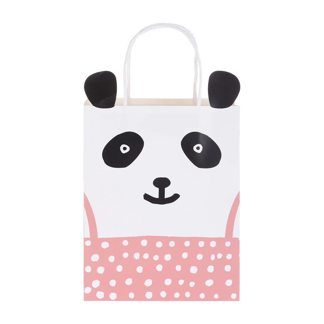 MINISO Panda Square Gift Bag with Handles