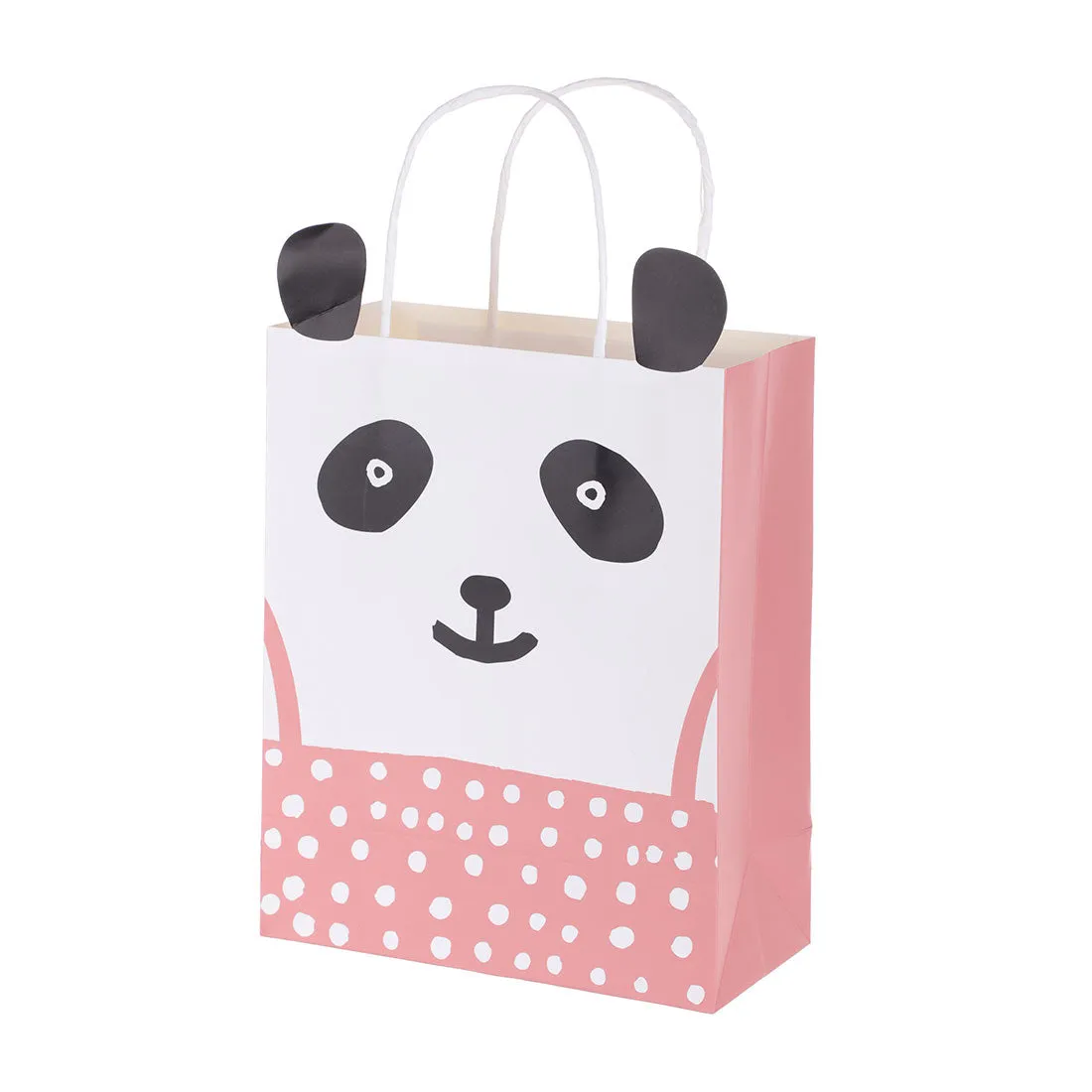 MINISO Panda Square Gift Bag with Handles