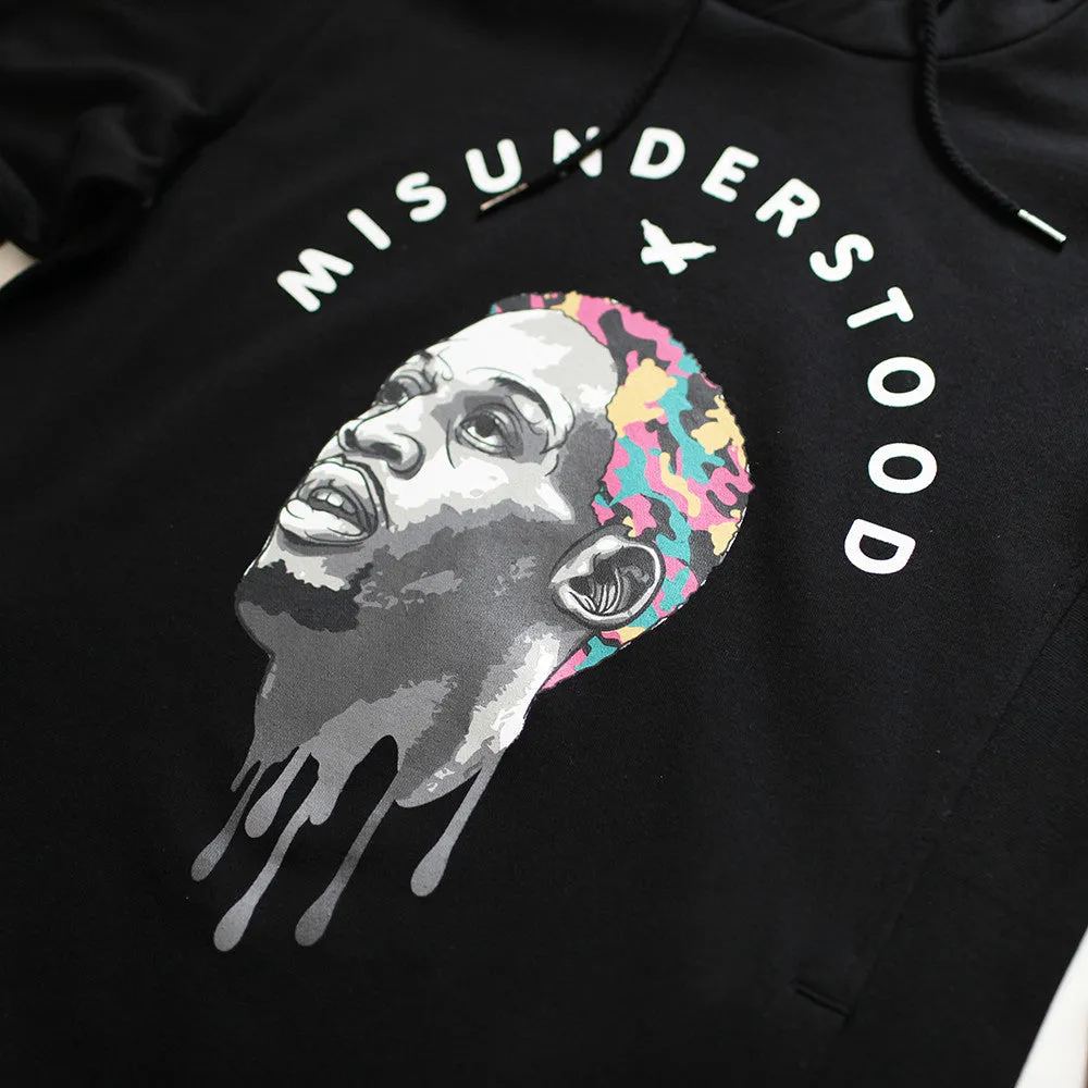 Misunderstood Dennis Rodman Black Custom French Terry Hoodie