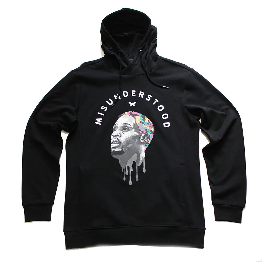 Misunderstood Dennis Rodman Black Custom French Terry Hoodie