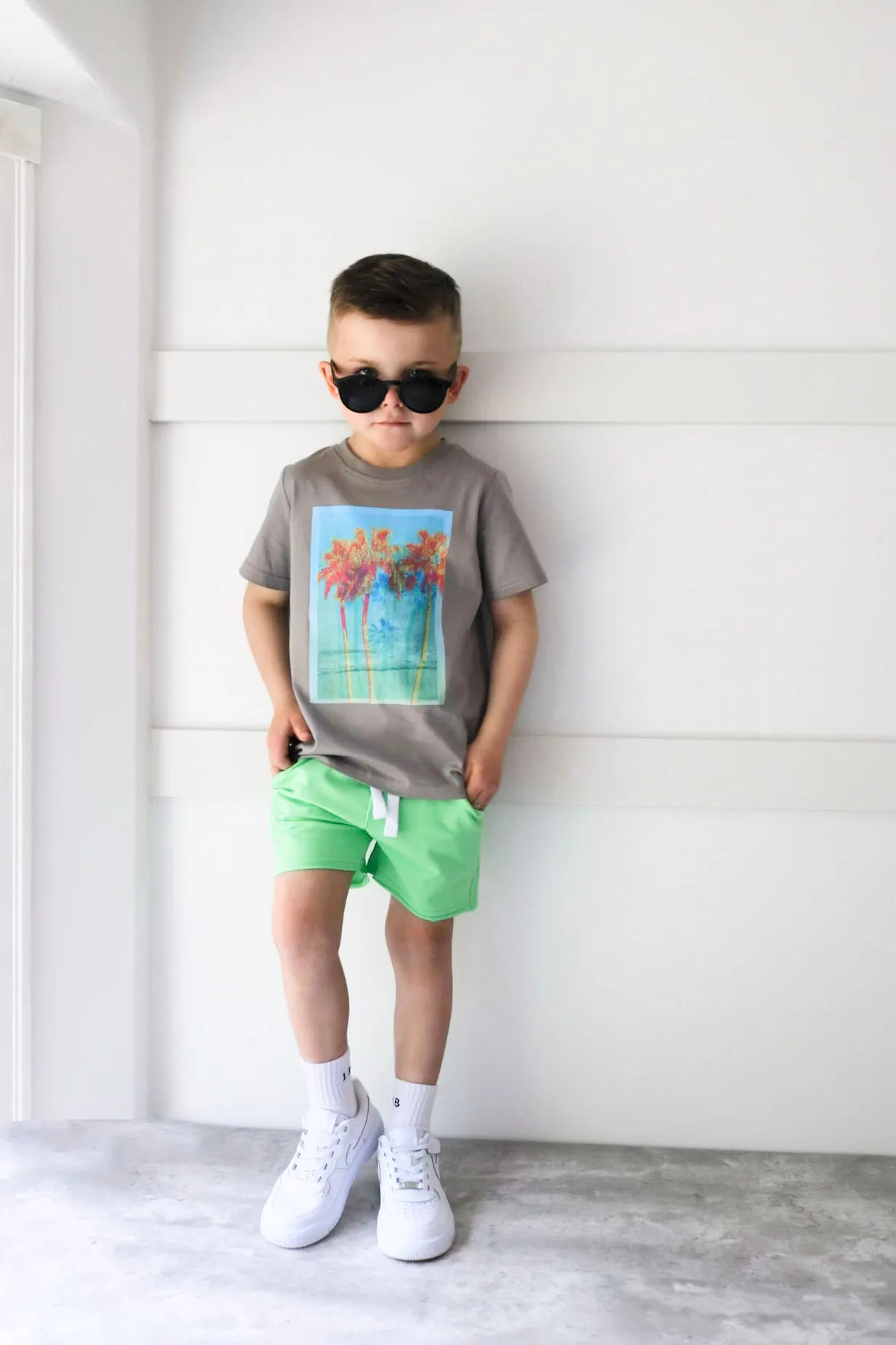 Neon Palm Tee