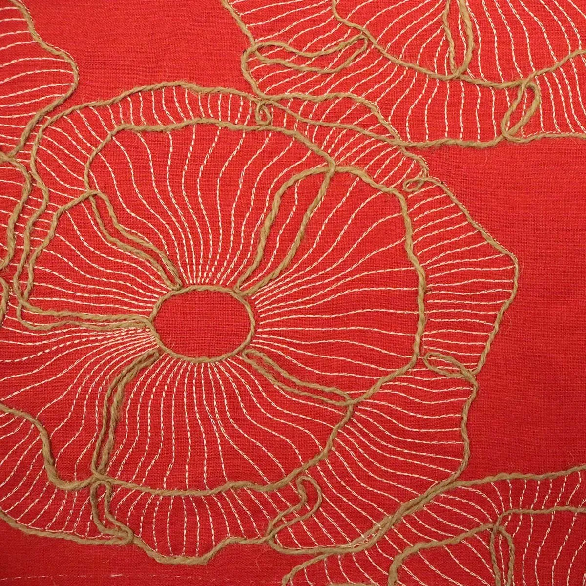 NEW - BEDFORD - LINED JACQUARD EMBROIDERY FLORAL PATTERN WINDOW CURTAIN