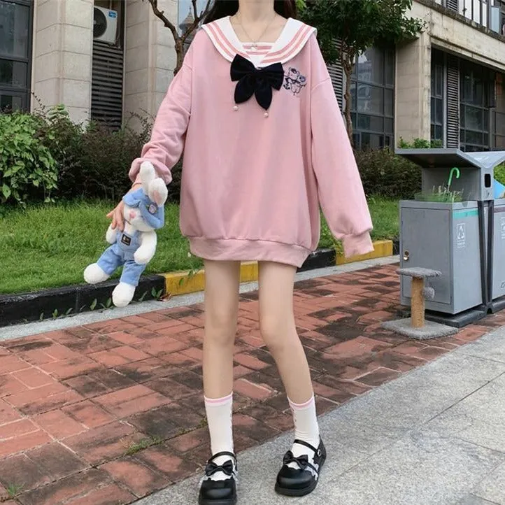 "SWEETIE" COLLARED SWEATER