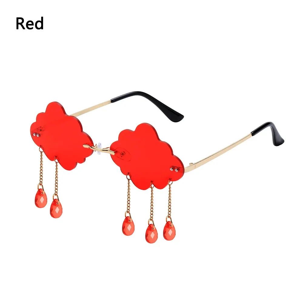 Retro Rimless Cloud Sunglasses