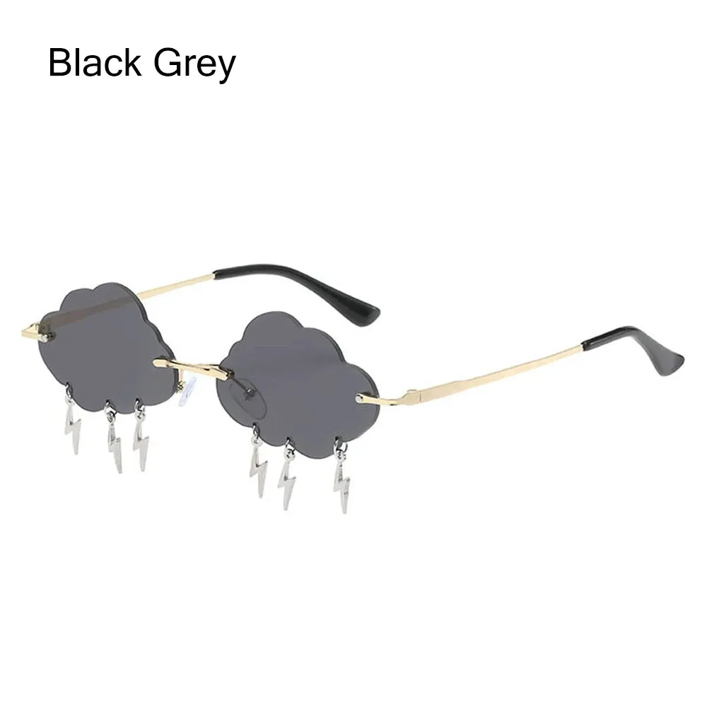 Retro Rimless Cloud Sunglasses