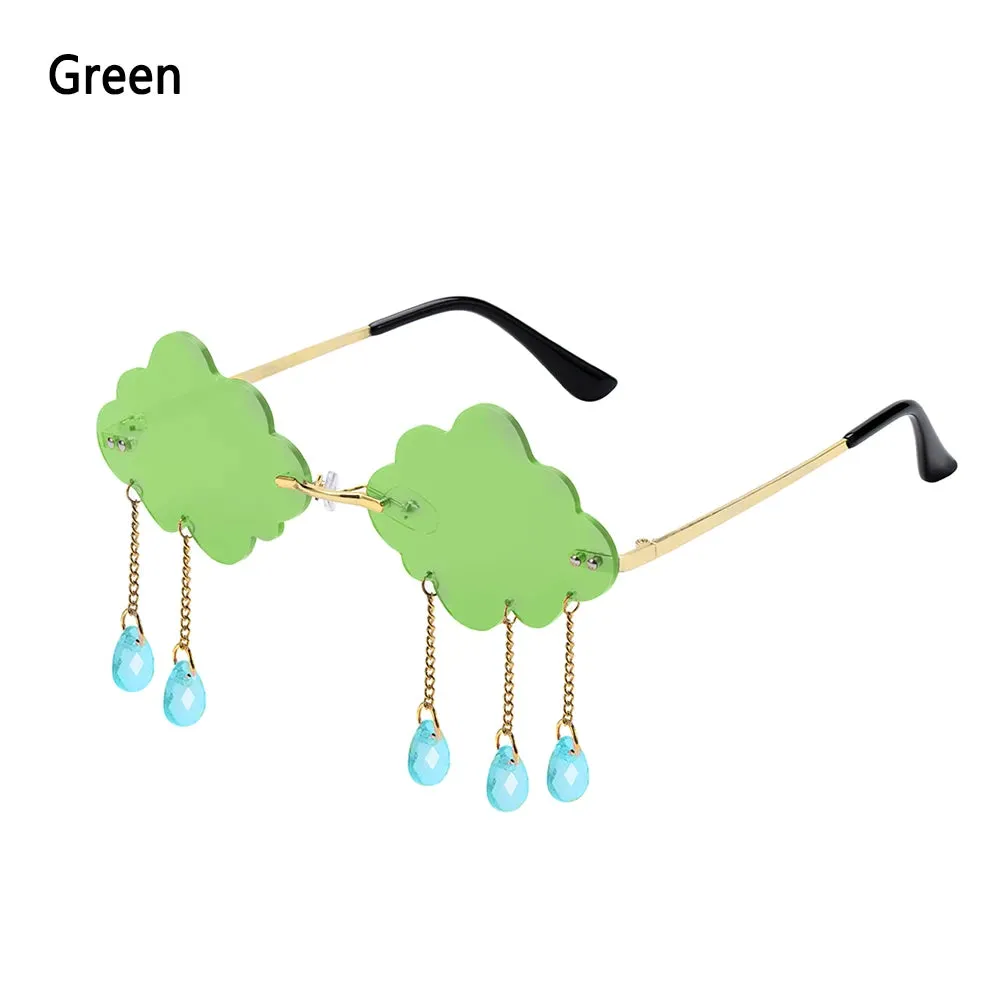 Retro Rimless Cloud Sunglasses