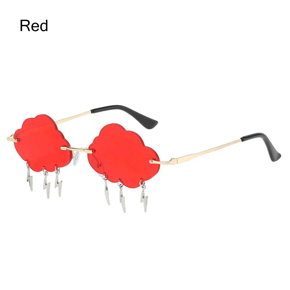 Retro Rimless Cloud Sunglasses