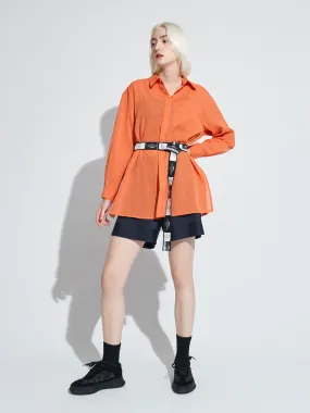 See-Through Oversize Shirt