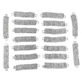 Sparkly Silver Rhinestone Bracelet Charms for DIY Magic ✨