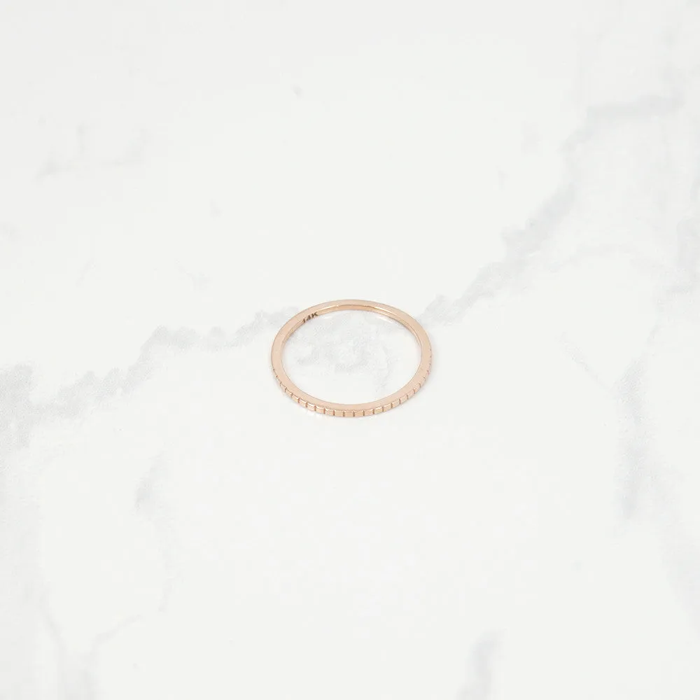 Square band Ring - 14K/ 18K Gold