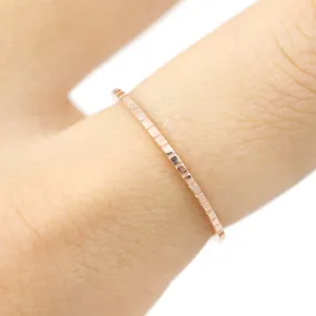 Square band Ring - 14K/ 18K Gold