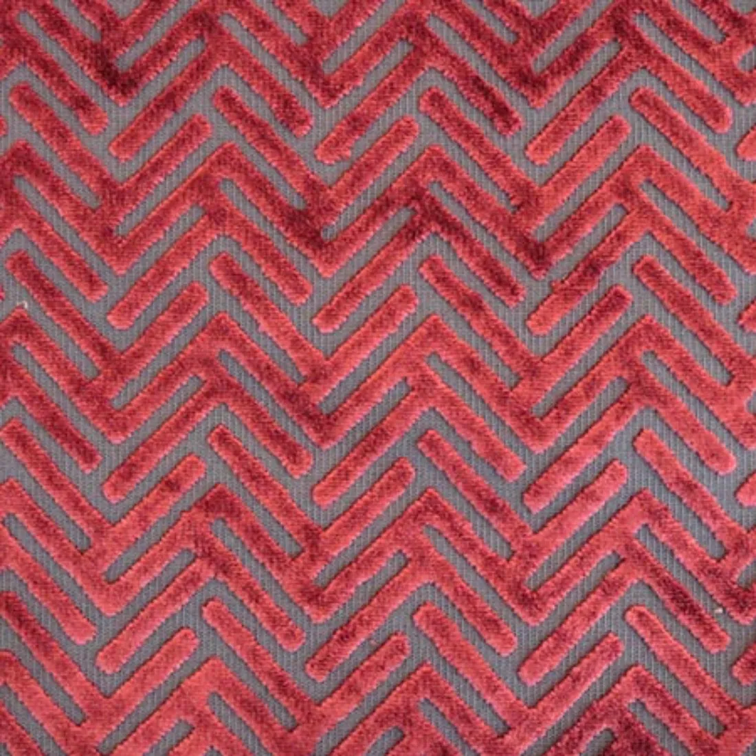 STARLET - GEOMETRIC PATTERN BURNOUT VELVET DRAPERY & UPHOLSTERY FABRIC BY THE YARD