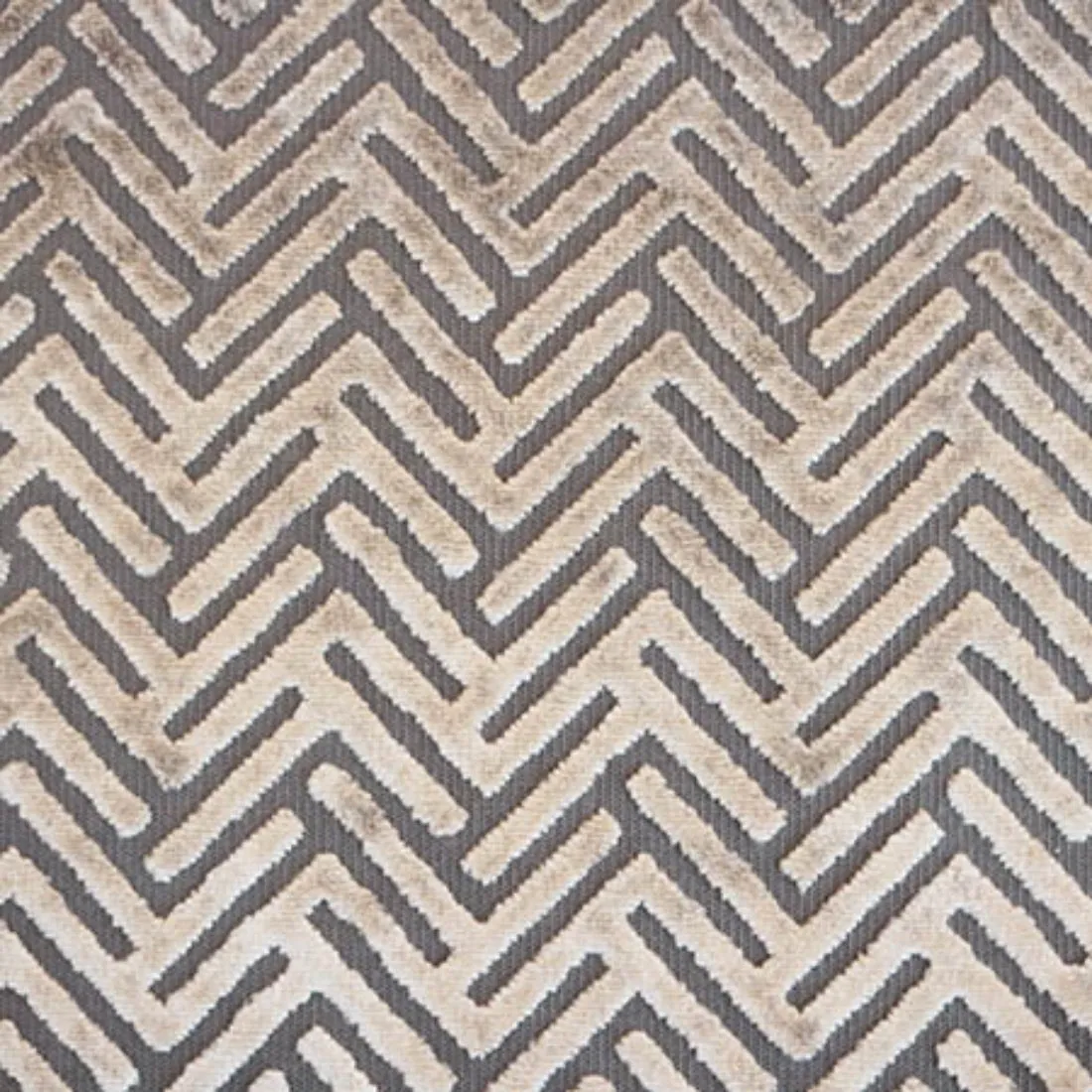 STARLET - GEOMETRIC PATTERN BURNOUT VELVET DRAPERY & UPHOLSTERY FABRIC BY THE YARD