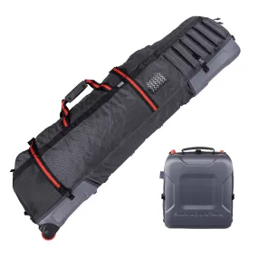 Sun Mountain Kube Travel Cover - Grey/Red
