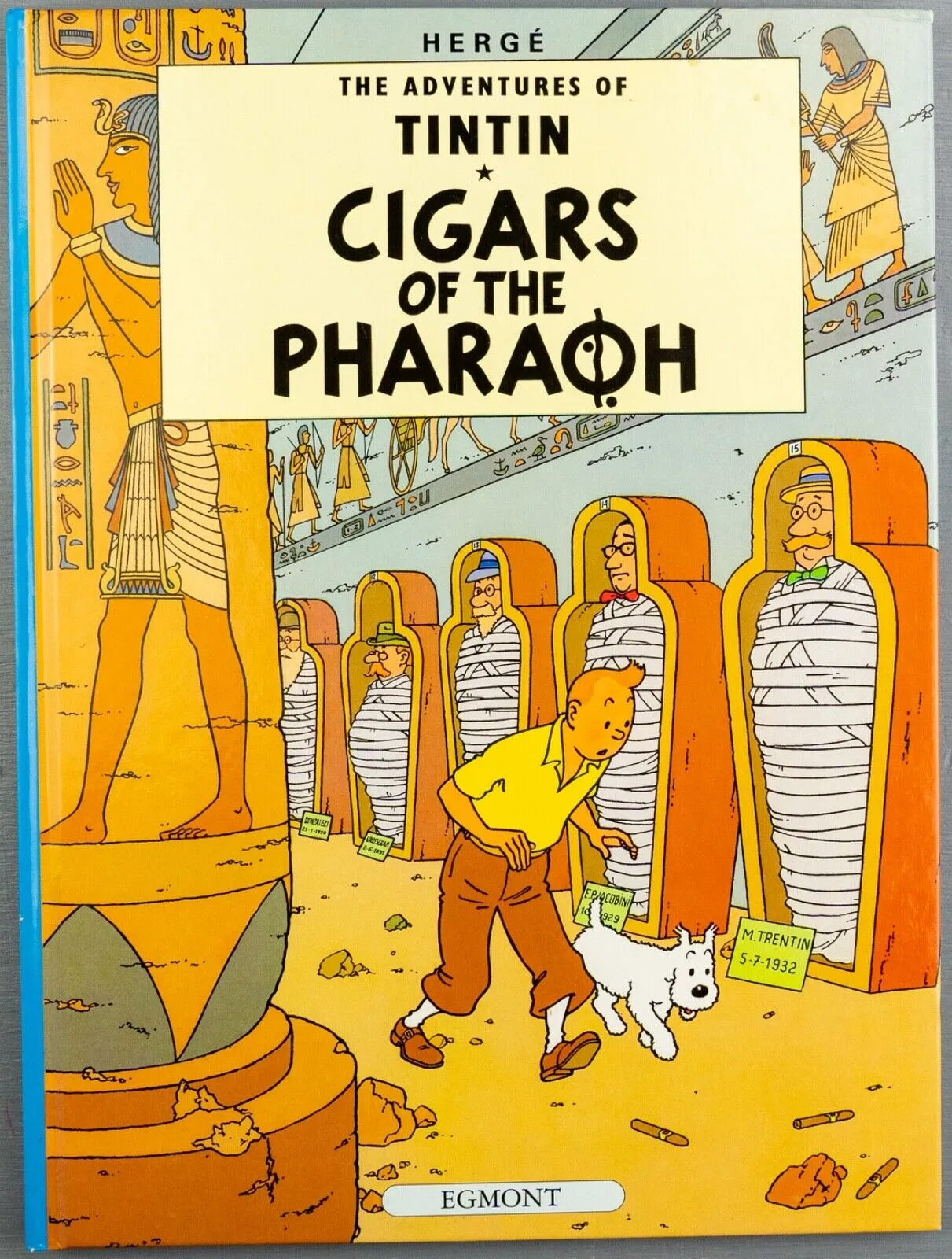Tintin Cigars of the Pharaoh: Egmont 2000s Hardback Book UK Edition