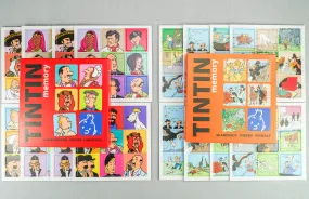 Tintin Moulinsart Memory Game Playing Card Set of 2: Animals/Character Cards
