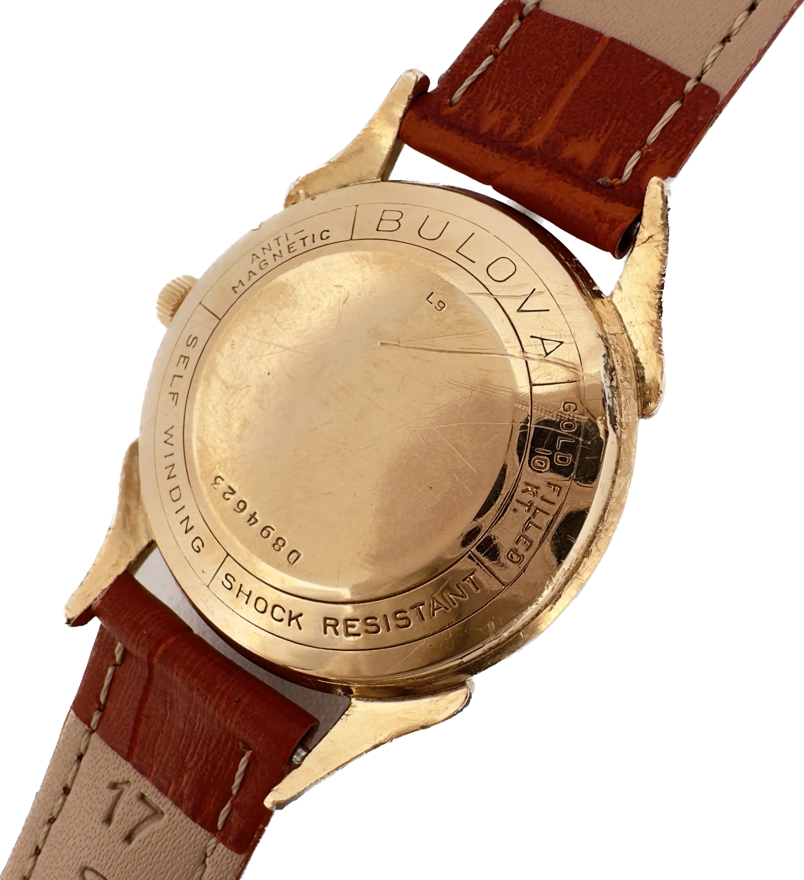 Vintage 1959 Bulova Calendar 23 Men's Mechanical Wristwatch 10BPAD Date Pointer