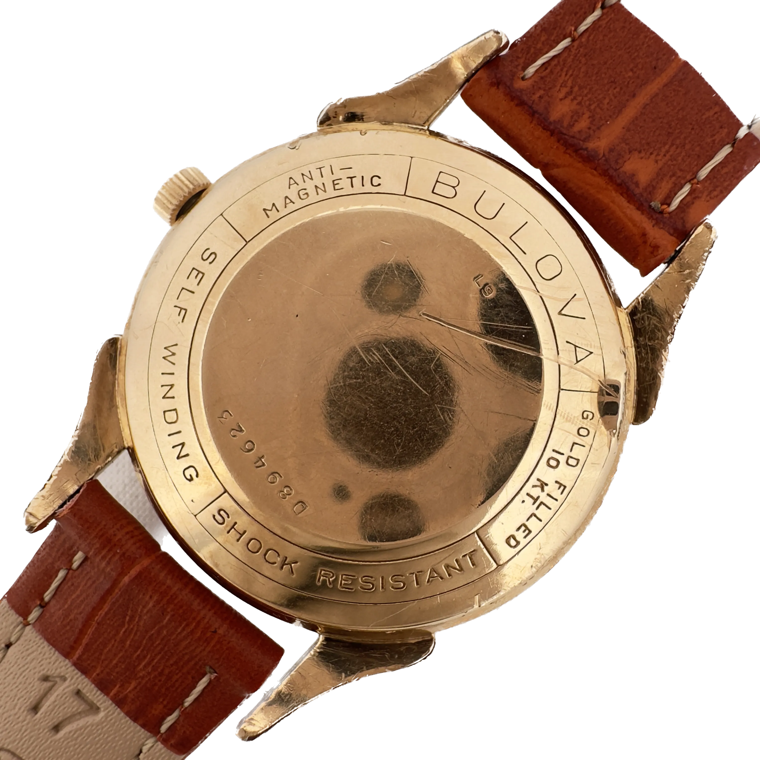 Vintage 1959 Bulova Calendar 23 Men's Mechanical Wristwatch 10BPAD Date Pointer