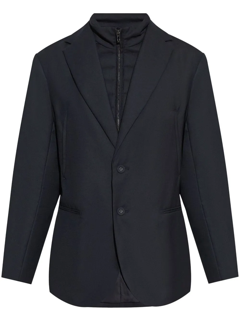 WOOL BLEND SINGLE-BREASTED JACKET